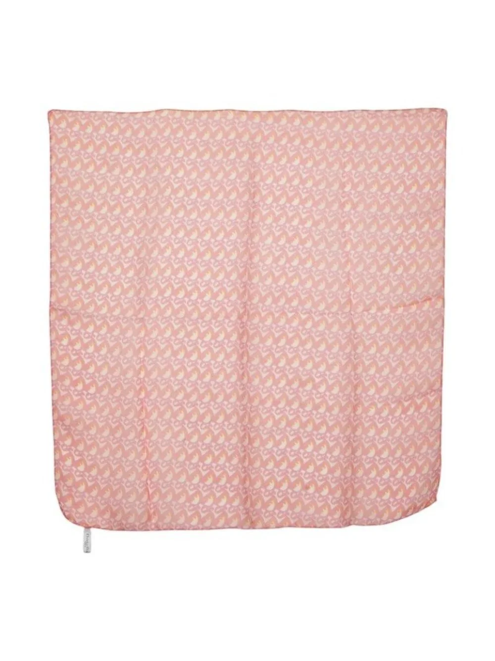 Dior Trotter Scarf Pink Silk